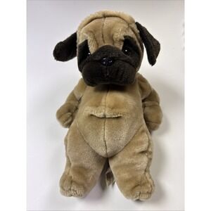 Pug Dog Plush Stuffed Animal Bestever Toy Lounging Puppy Laying